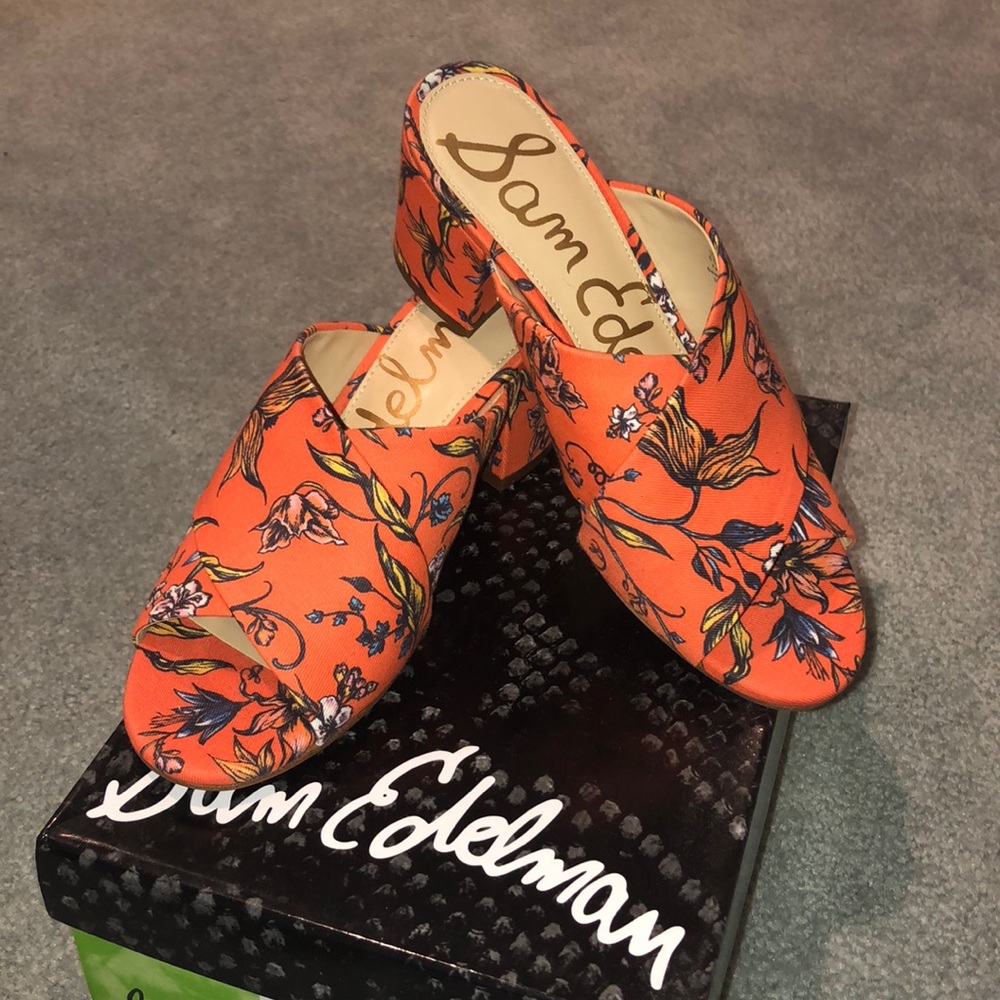 Orange Patterned Stanley Sandal - image 1